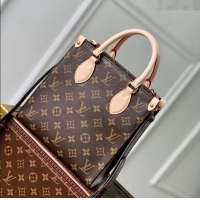 Top Quality Louis Vuitton Monogram Canvas Sac Plat BB Tote bag M46265 Nude 2023