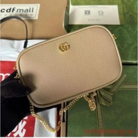 Famous Brand Gucci GG MARMONT MINI SHOULDER BAG 772759 Beige