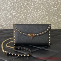 Most Popular VALENTINO GARAVANI Loco Calf leather bag 0059 Black