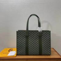 New Design Maison Goyard Villette Jacquard Tote Bag GM G8113 Dark Green 2024