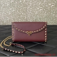 Promotional VALENTINO GARAVANI Loco Calf leather bag 0059 Wine