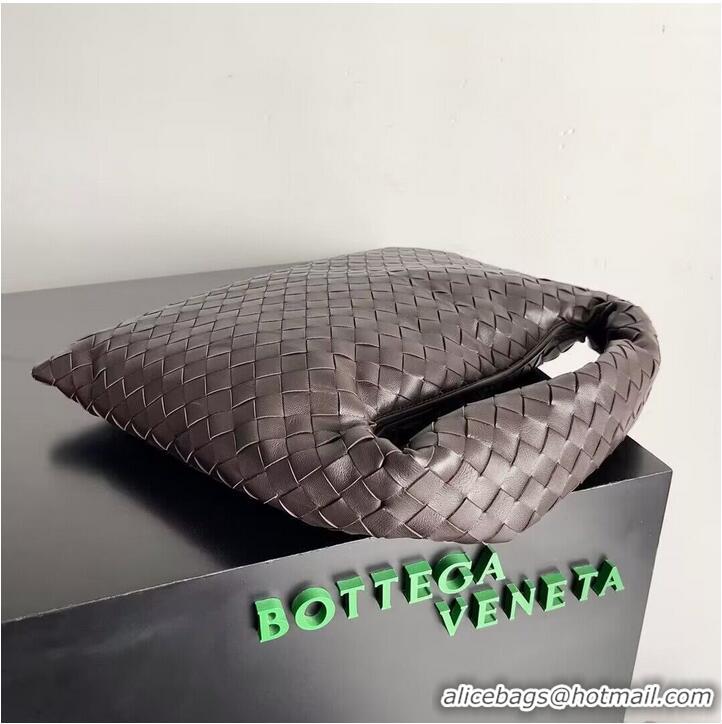 Grade Design Bottega Veneta Small Hop Hobo Bag Intrecciato Calf Leather 763966 Fondant Brown 2023