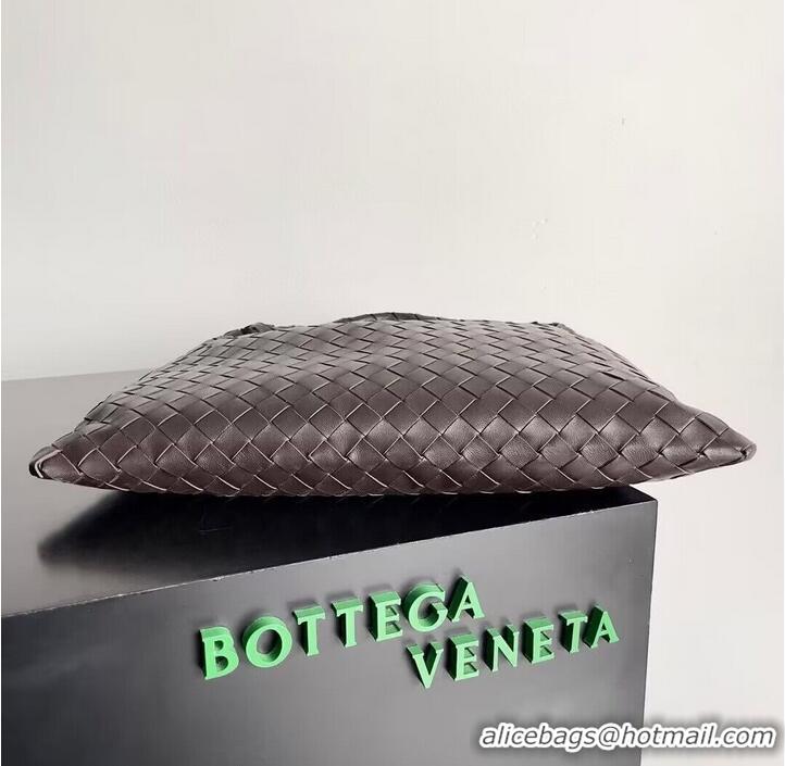 Grade Design Bottega Veneta Small Hop Hobo Bag Intrecciato Calf Leather 763966 Fondant Brown 2023