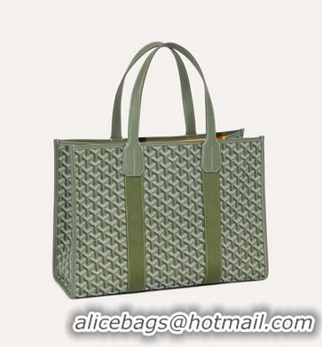 Famous Brand Maison Goyard Villette Jacquard Tote Bag PM G8113 Dark Green 2024