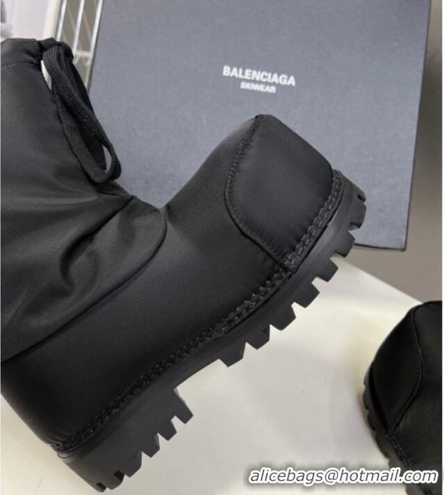 Low Price Balenciaga Skiwear- Alaska Low Boot in black nylon 0109035