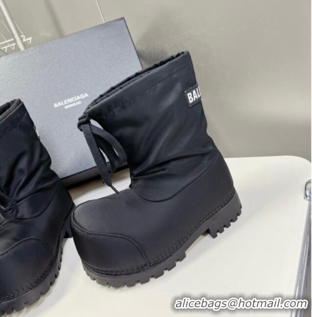 Low Price Balenciaga Skiwear- Alaska Low Boot in black nylon 0109035