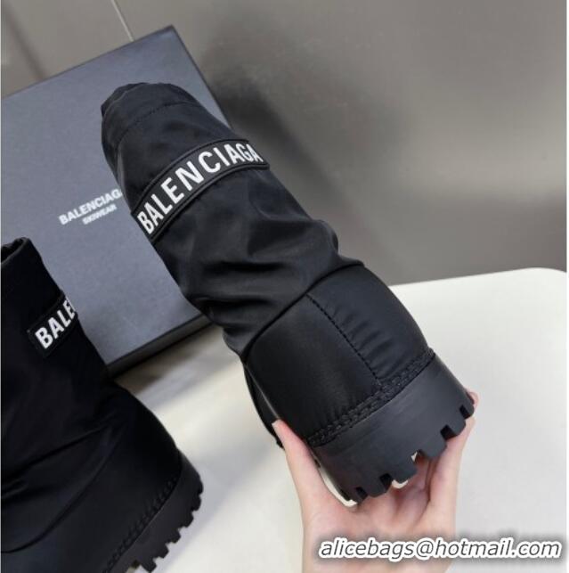 Low Price Balenciaga Skiwear- Alaska Low Boot in black nylon 0109035