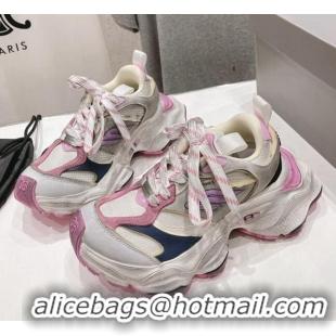 Best Product Balenciaga 6XL Trainers Sneakers in Mesh and Suede Pink 0109049