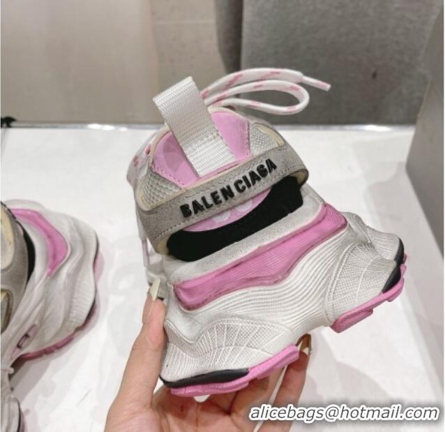 Best Product Balenciaga 6XL Trainers Sneakers in Mesh and Suede Pink 0109049