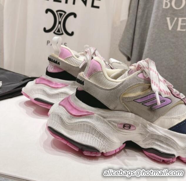 Best Product Balenciaga 6XL Trainers Sneakers in Mesh and Suede Pink 0109049