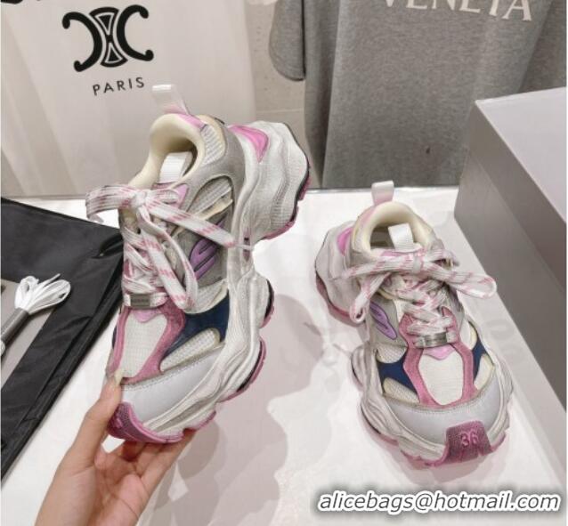 Best Product Balenciaga 6XL Trainers Sneakers in Mesh and Suede Pink 0109049