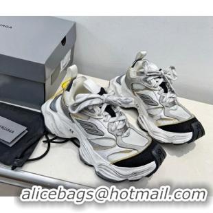 Shop Cheap Balenciaga Cargo Trainers Sneakers in Microfiber and Mesh White/Grey/Black 0129010