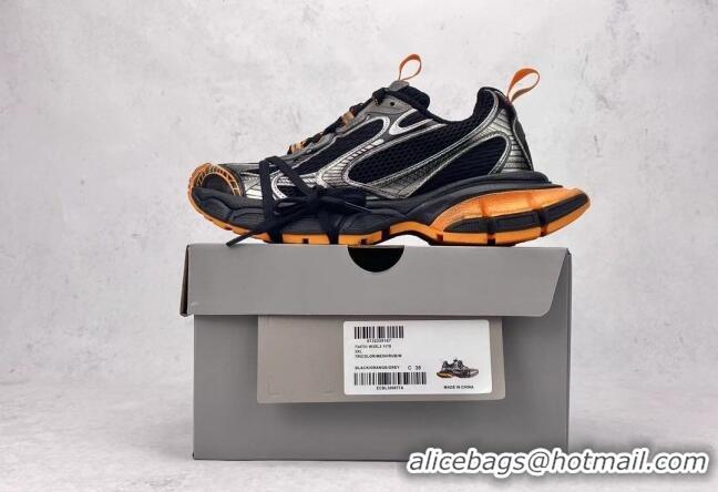 Good Looking Balenciaga 3XL Trainers Sneakers in Mesh and Polyurethane Black/Orange/Grey 129012