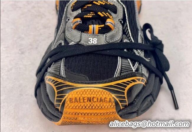 Good Looking Balenciaga 3XL Trainers Sneakers in Mesh and Polyurethane Black/Orange/Grey 129012