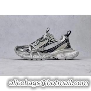 Hot Style Balenciaga 3XL Trainers Sneakers in Mesh and Polyurethane Silver/Black 129014