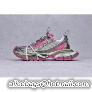 Good Product Balenciaga 3XL Trainers Sneakers in Mesh and Polyurethane Grey/Pink 129015