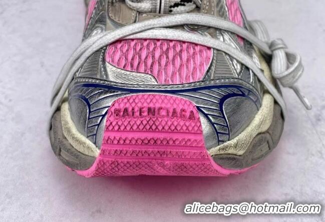 Good Product Balenciaga 3XL Trainers Sneakers in Mesh and Polyurethane Grey/Pink 129015