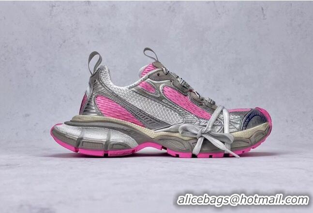 Good Product Balenciaga 3XL Trainers Sneakers in Mesh and Polyurethane Grey/Pink 129015