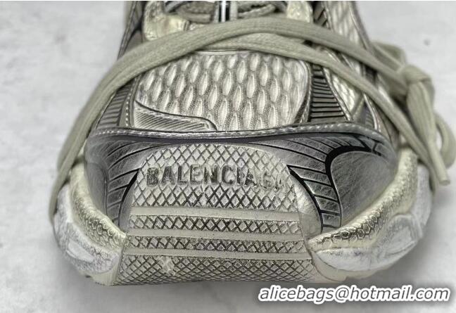 Stylish Balenciaga 3XL Trainers Sneakers in Mesh and Polyurethane Grey 129017