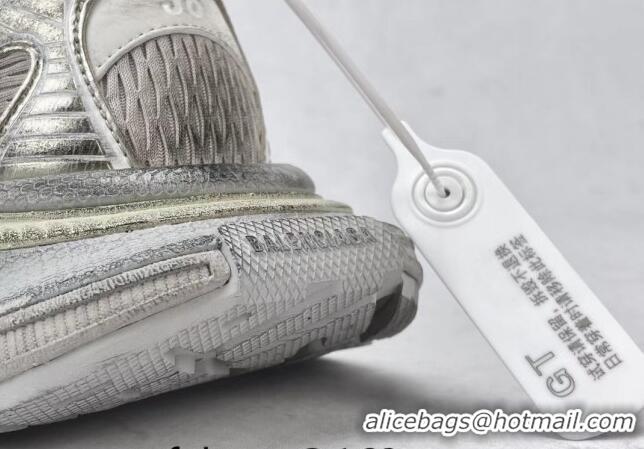 Best Product Balenciaga 3XL Trainers Sneakers in Mesh and Polyurethane Silver/Grey 129018