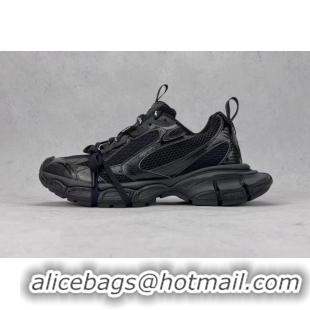 Unique Style Balenciaga 3XL Trainers Sneakers in Mesh and Polyurethane All Black 129020