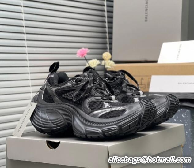 Good Quality Balenciaga 10XL Trainers Sneakers in Black Mesh TPU and Rubber 0129021