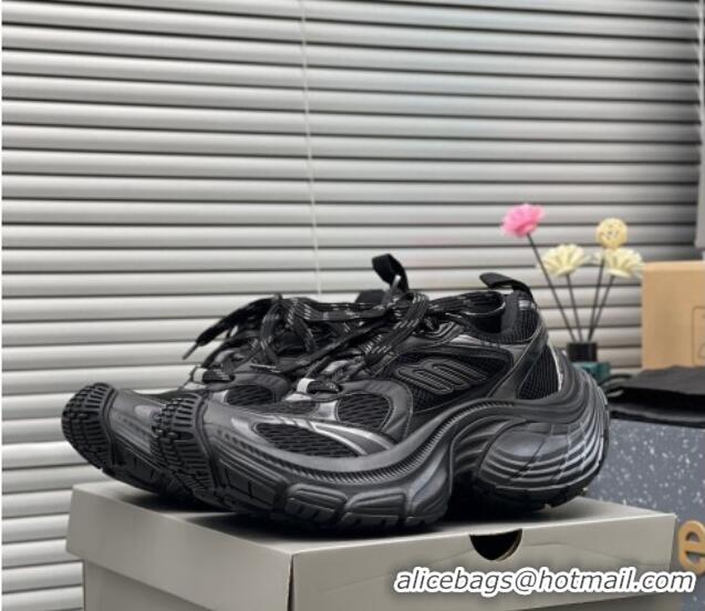 Good Quality Balenciaga 10XL Trainers Sneakers in Black Mesh TPU and Rubber 0129021