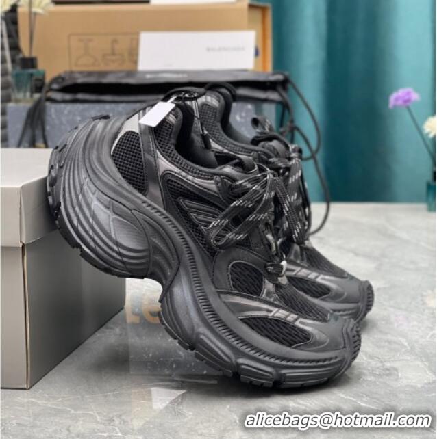 Good Quality Balenciaga 10XL Trainers Sneakers in Black Mesh TPU and Rubber 0129021