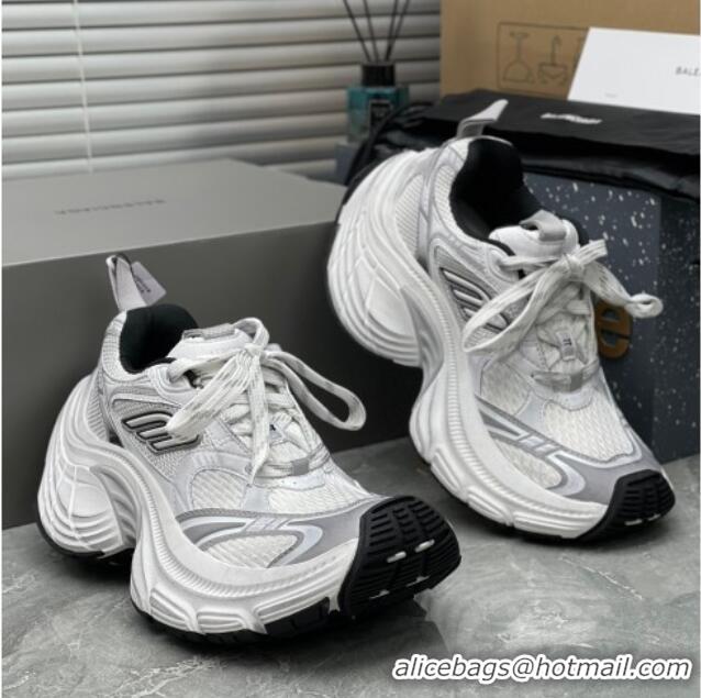 Buy Luxury Balenciaga 10XL Trainers Sneakers in Mesh TPU and Rubber White 129023