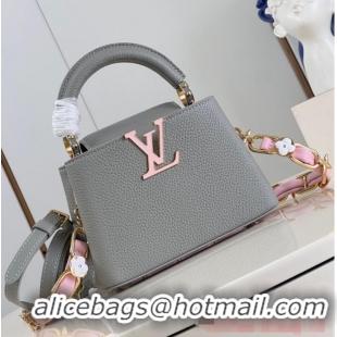 Traditional Specials Louis Vuitton Capucines Mini M23363 Ice Grey