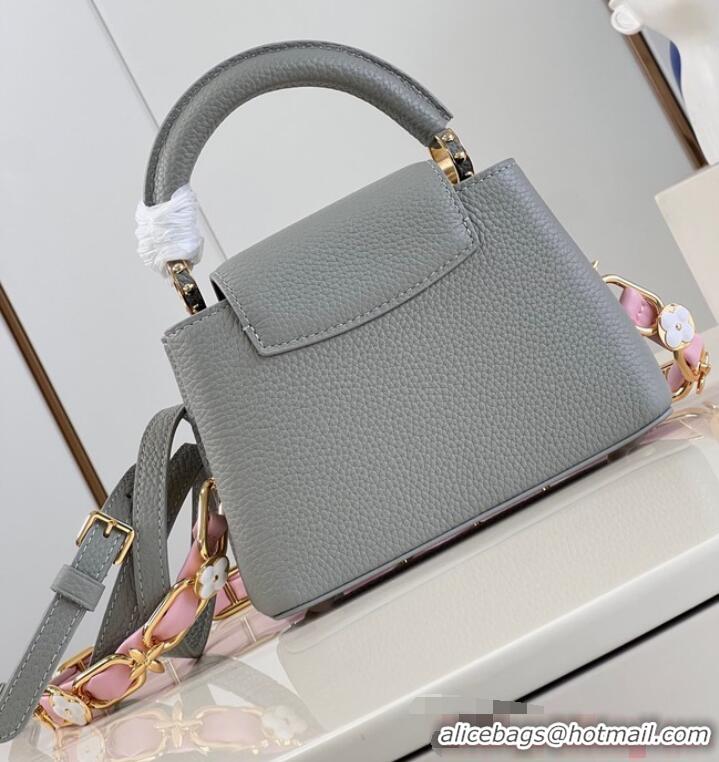 Traditional Specials Louis Vuitton Capucines Mini M23363 Ice Grey