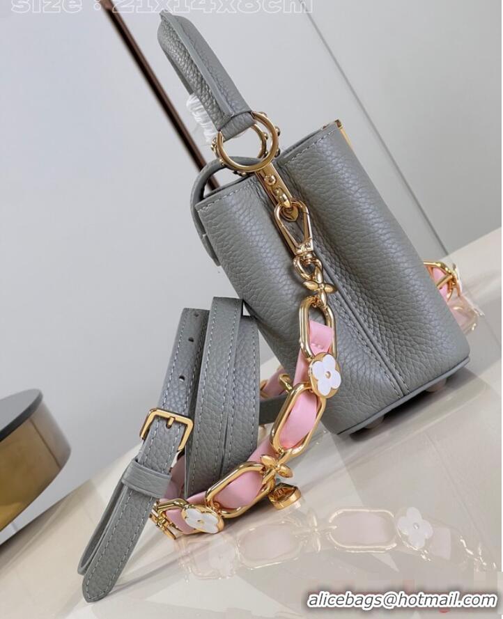 Traditional Specials Louis Vuitton Capucines Mini M23363 Ice Grey