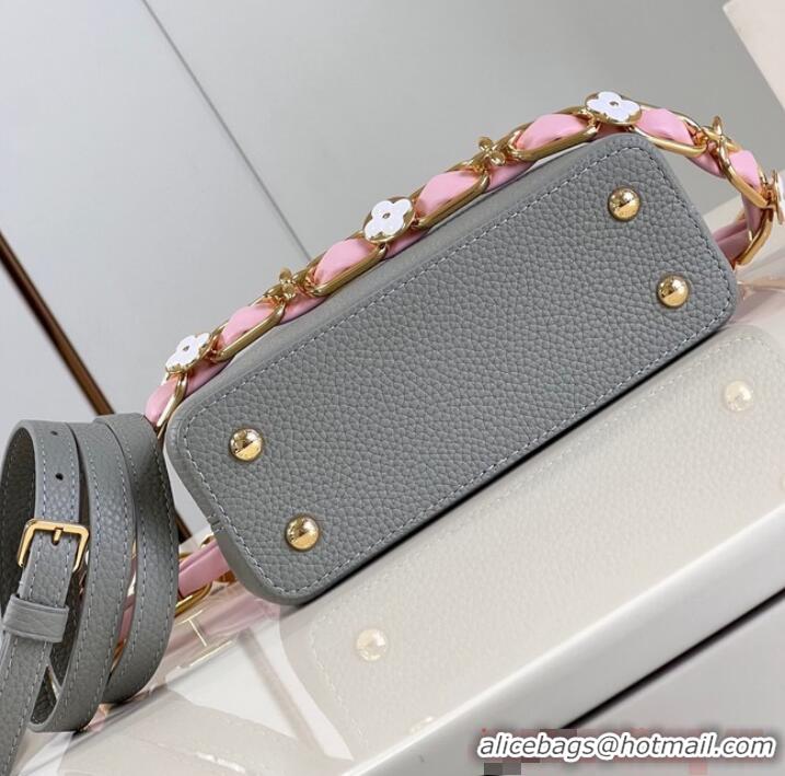 Traditional Specials Louis Vuitton Capucines Mini M23363 Ice Grey