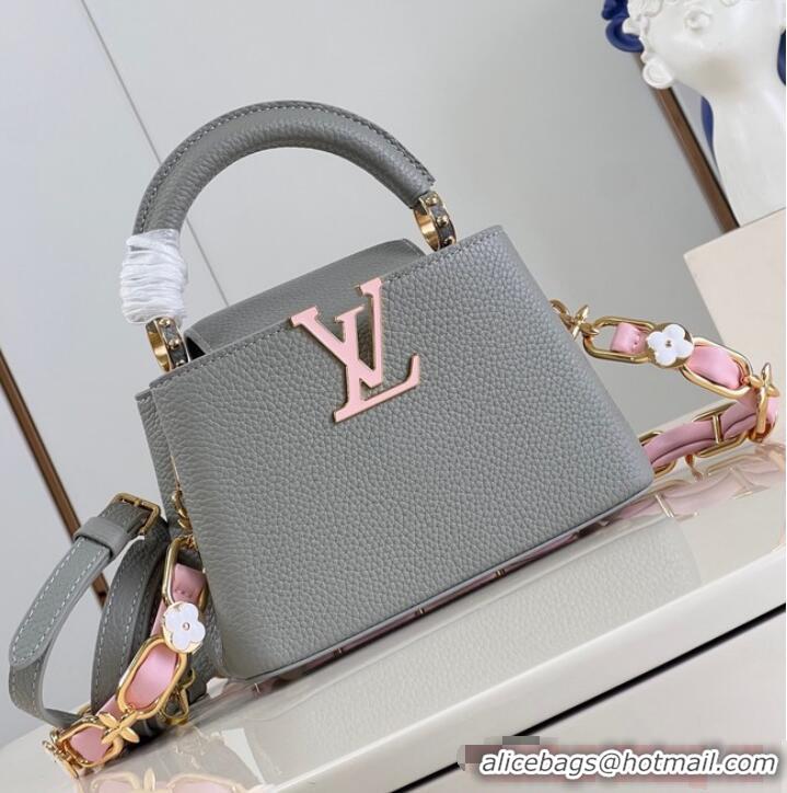 Traditional Specials Louis Vuitton Capucines Mini M23363 Ice Grey