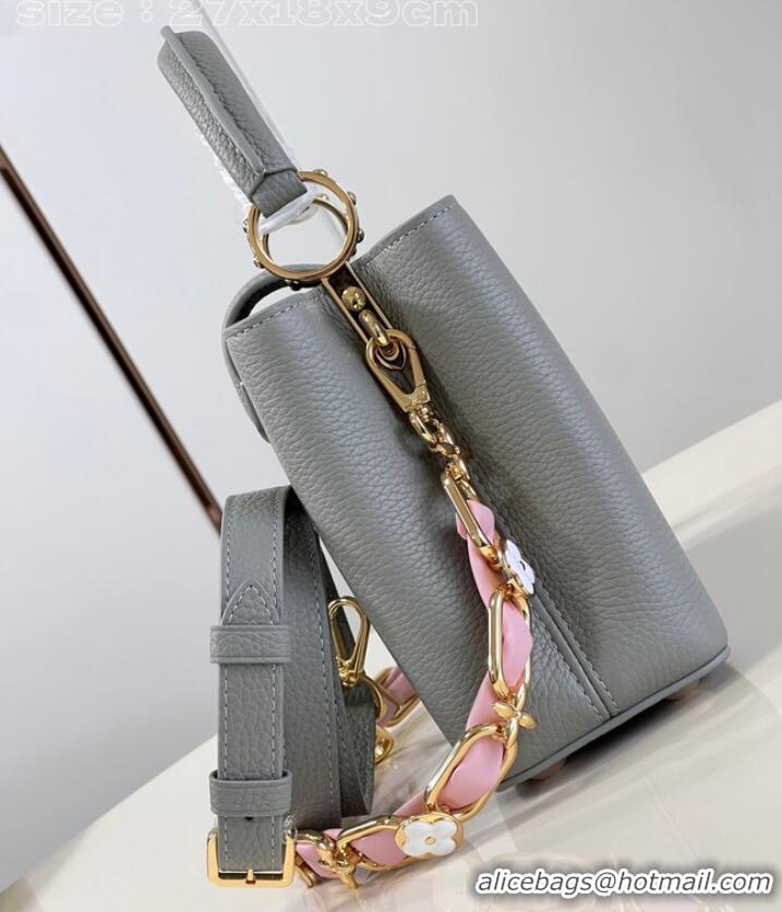 Best Price Louis Vuitton Capucines BB M23280 Ice Grey