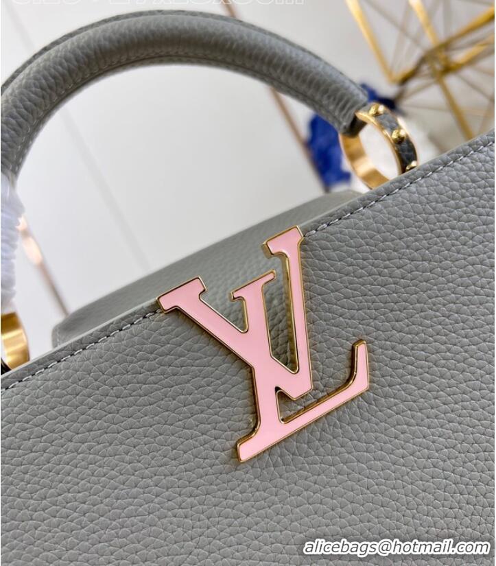 Best Price Louis Vuitton Capucines BB M23280 Ice Grey