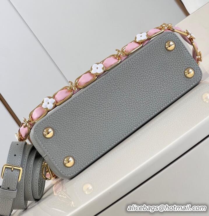 Best Price Louis Vuitton Capucines BB M23280 Ice Grey