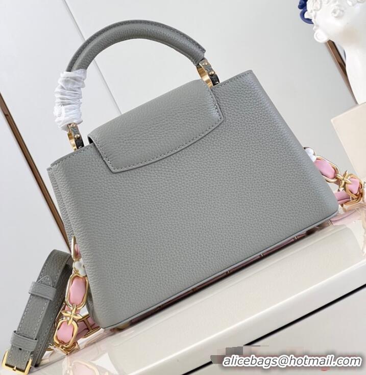 Best Price Louis Vuitton Capucines BB M23280 Ice Grey