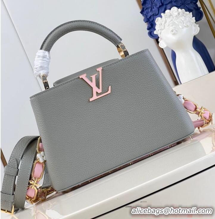 Best Price Louis Vuitton Capucines BB M23280 Ice Grey