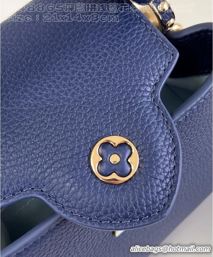 Top Quality Louis Vuitton Capucines Mini M23363 Midnight Blue