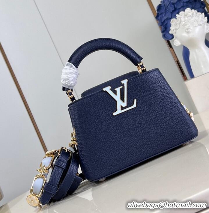 Top Quality Louis Vuitton Capucines Mini M23363 Midnight Blue