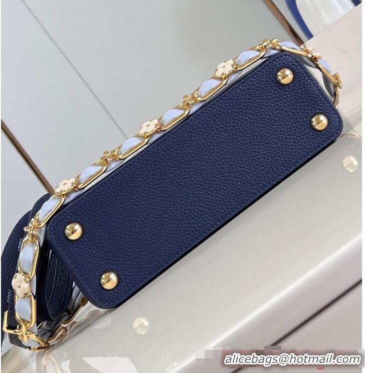 Big Discount Louis Vuitton Capucines BB M23280 Midnight Blue