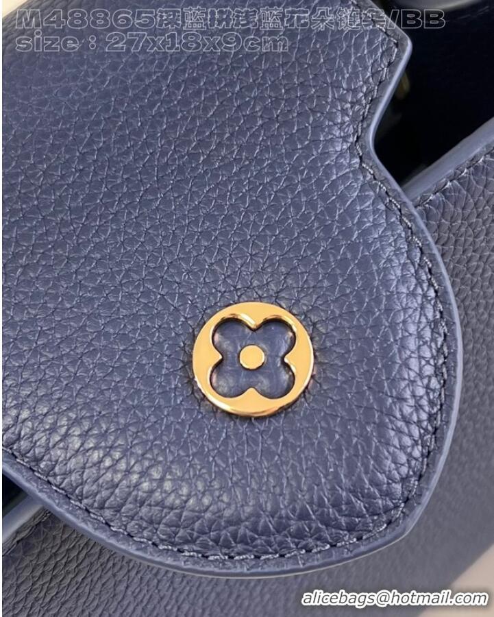 Big Discount Louis Vuitton Capucines BB M23280 Midnight Blue