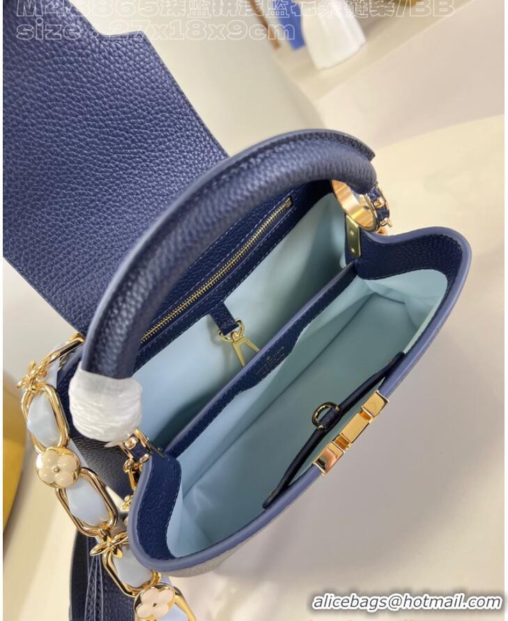 Big Discount Louis Vuitton Capucines BB M23280 Midnight Blue