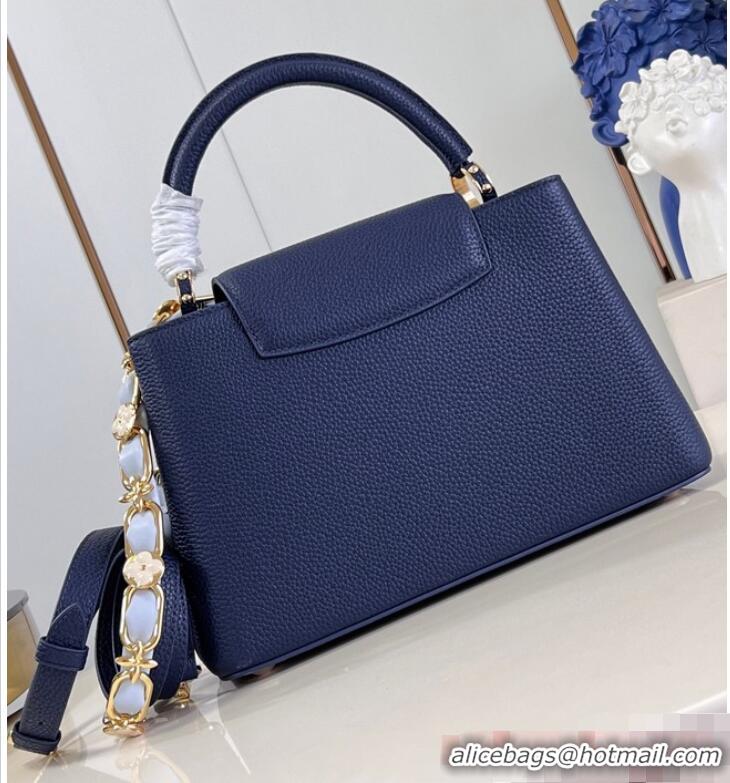 Good Taste Louis Vuitton Capucines MM M22512 Midnight Blue