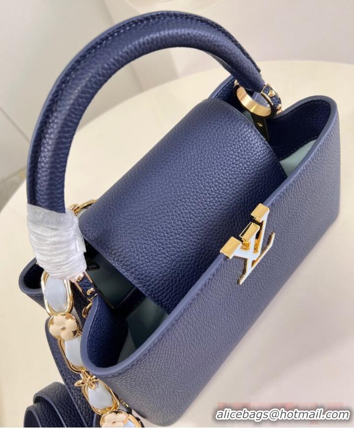 Good Taste Louis Vuitton Capucines MM M22512 Midnight Blue