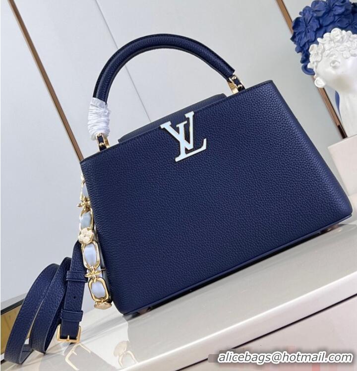 Good Taste Louis Vuitton Capucines MM M22512 Midnight Blue