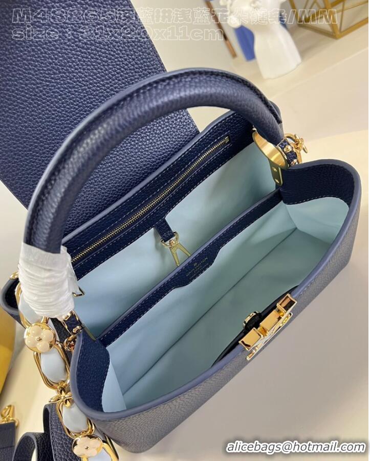 Good Taste Louis Vuitton Capucines MM M22512 Midnight Blue