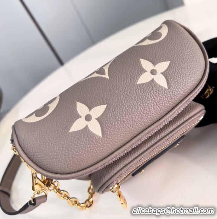 Buy Luxurious Louis Vuitton Mini Bumbag M82335 Tourterelle Gray & Cream