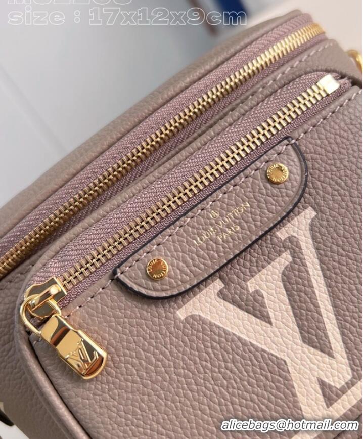 Buy Luxurious Louis Vuitton Mini Bumbag M82335 Tourterelle Gray & Cream